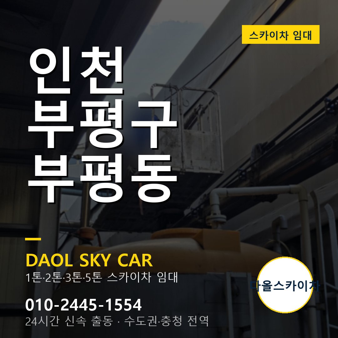 부평구 부평동 스카이차 - 다올 야간·주말 출동