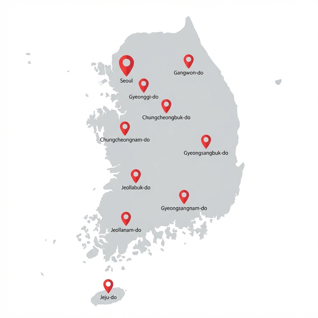 전국 배차 지도